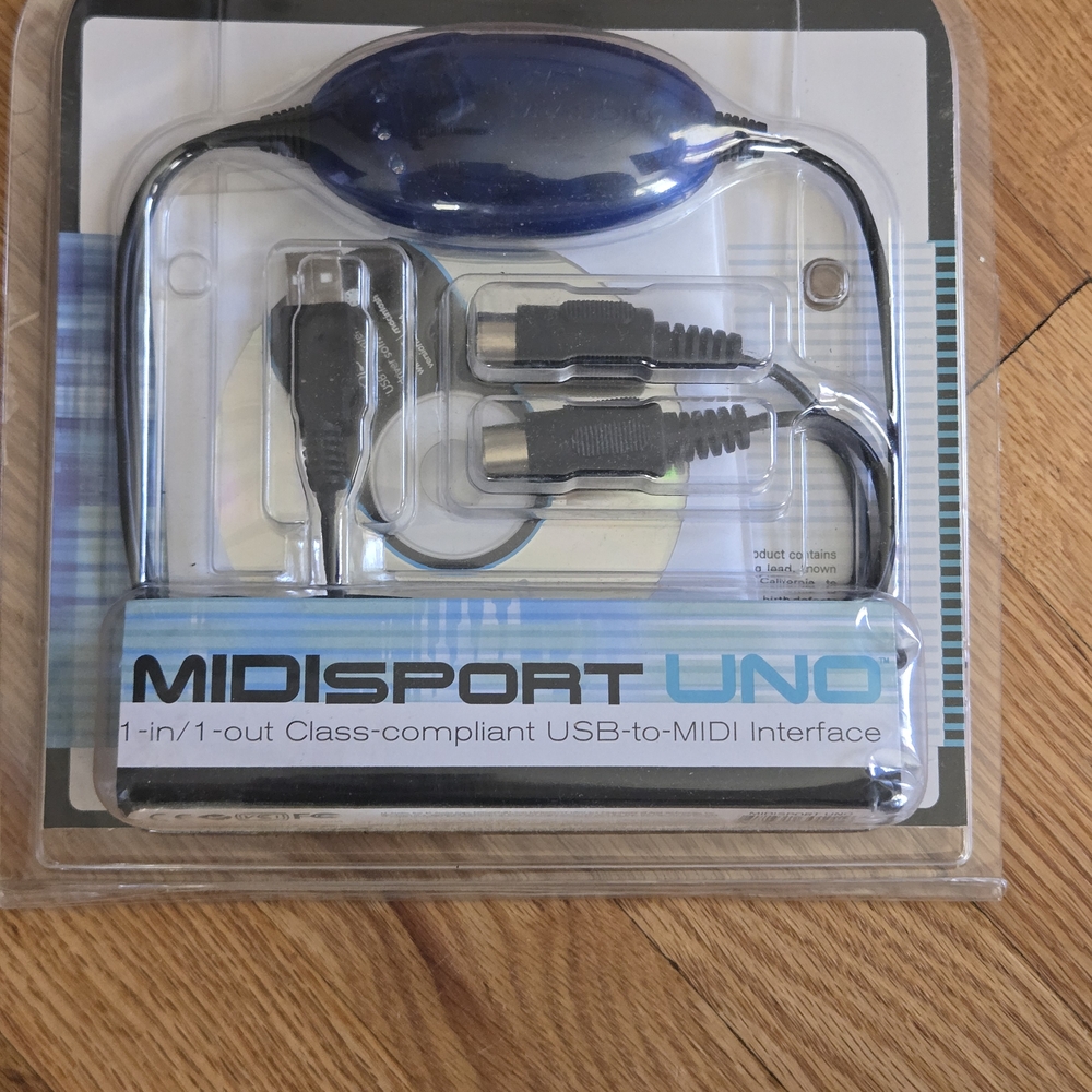 M-Audio MIDISport UNO USB to MIDI Interface